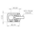 Anschluss für Rohrdurchmesser 42,4 mm