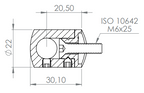 Anschluss für Rohrdurchmesser 42,4 mm