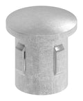 Stahleinschlagkappe, leicht gewölbt, für Rohr