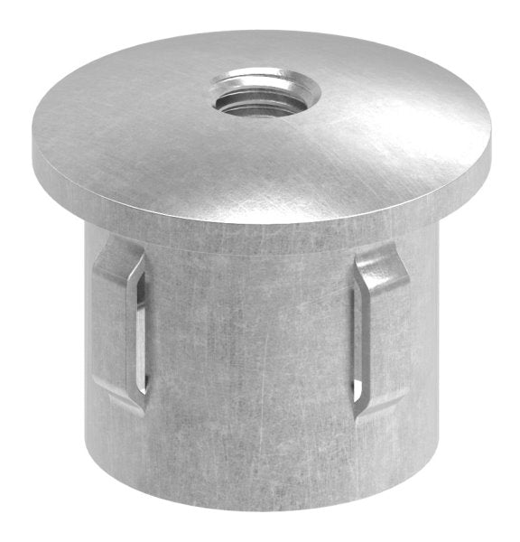 Stahleinschlagkappe, leicht gewölbt, für Rohr