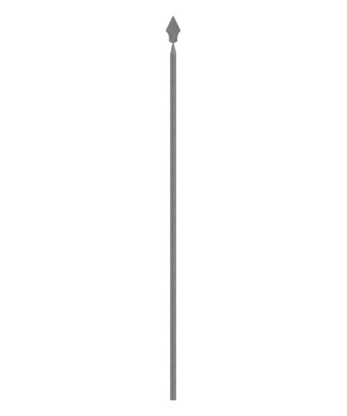 Zaunstab Ø 12mm, konisch mit Zaunspitze
