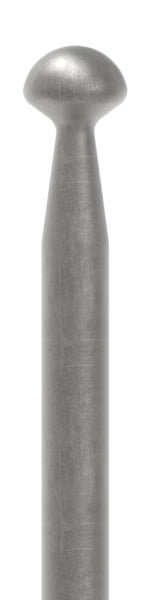 Zaunstab Ø 12mm, konisch mit Knopf halbrund