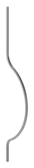 Korbgitterstab 12x12mm, glatt, H: 1000mm (Art. 1701-G)