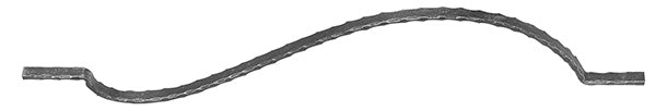 Korbgitterstab 20x12mm, gehämmert, H: 1000mm