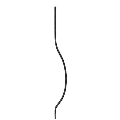 Korbgitterstab 16x8mm, gerillt, Barock, H: 1000mm
