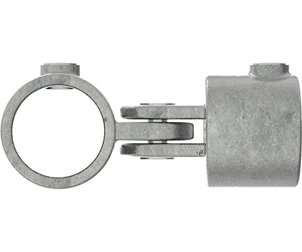 Verbinder, variabel, Temperguss, feuer- und nachträglich elektroverzinkt, für Rohr Ø