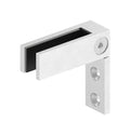 Glasverbinder für Wandmontage, für Glasstärke 12.00 - 12.76 mm, V4A