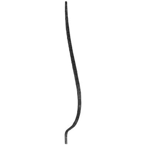 Korbgitterstab 13x13mm, gehämmert, H: 950mm
