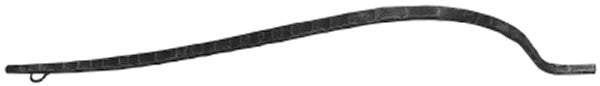 Korbgitterstab 13x13mm, gehämmert, H: 950mm