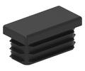 Kunststoffkappe für Rechteckrohr, schwarz