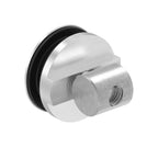 Wandhalter für Laufschiene an Glaswänden, für Glasschiebetürsystem, V2A