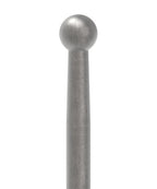 Zaunstab Ø 12mm, Kugel 19mm, konisch zulaufend, mit dickem Hals, Kugel angeschmiedet
