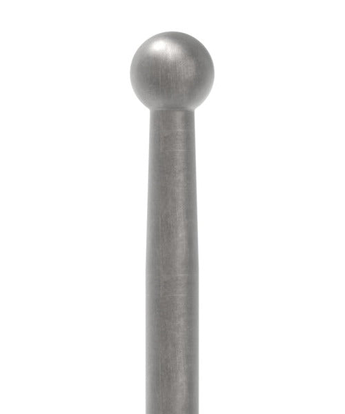 Zaunstab Ø 12mm, Kugel 19mm, konisch zulaufend, mit dickem Hals, Kugel angeschmiedet