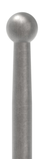 Zaunstab Ø 12mm, Kugel 19mm, konisch zulaufend, mit dickem Hals, Kugel angeschmiedet