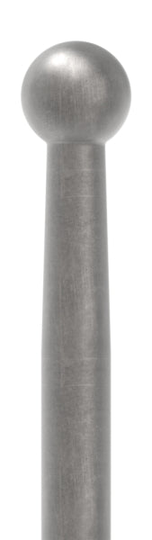 Zaunstab Ø 12mm, Kugel 19mm, konisch zulaufend, mit dickem Hals, Kugel angeschmiedet