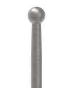 Zaunstab Ø 12mm, Kugel 19mm, konisch zulaufend, mit dickem Hals, Kugel angeschmiedet