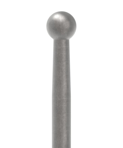 Zaunstab Ø 12mm, Kugel 19mm, konisch zulaufend, mit dickem Hals, Kugel angeschmiedet