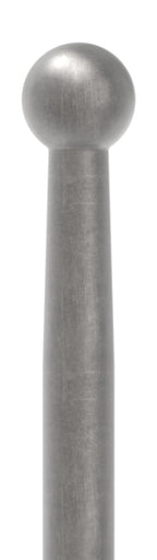 Zaunstab Ø 12mm, Kugel 19mm, konisch zulaufend, mit dickem Hals, Kugel angeschmiedet