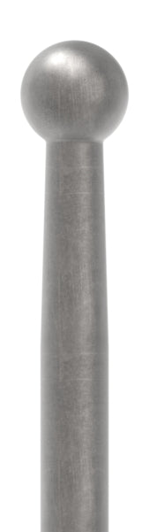 Zaunstab Ø 12mm, Kugel 19mm, konisch zulaufend, mit dickem Hals, Kugel angeschmiedet