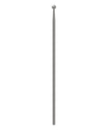 Zaunstab Ø 12mm, Kugel 19mm, konisch zulaufend, mit dünnem Hals, Kugel angeschmiedet