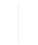 Zaunstab 12x12mm, Kugel 16mm, konisch zulaufend, Kugel angeschmiedet