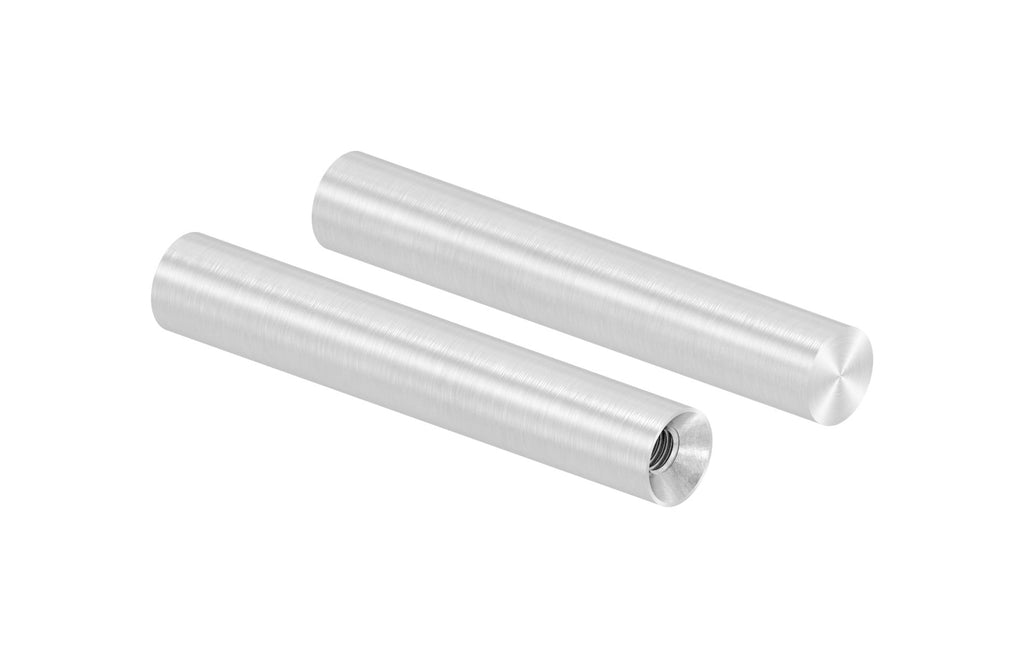 Stift Edelstahl, 1 x Innengewinde, 1 x flach zum Anschweißen, V2A