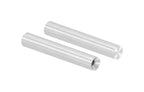 Stift Edelstahl, 1 x Innengewinde, 1 x flach zum Anschweißen, V2A