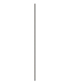Zaunstab 12x12mm, H: 950mm, pyramidenförmig