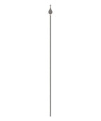 Zaunstab Ø 12mm, Spitze und Kugel