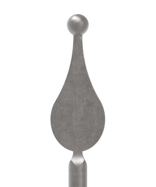 Zaunstab Ø 12mm, Spitze und Kugel