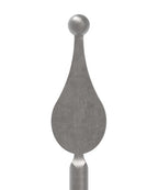 Zaunstab Ø 12mm, Spitze und Kugel