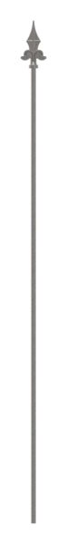 Zaunstab Ø 12mm, Spitze 124-1