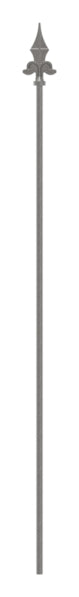 Zaunstab Ø 12mm, Spitze 124-1