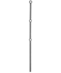 Pfosten aus 25mm rund, H: 1200mm, 3x gelocht, oberes Loch 25mm 2. und 3. Loch 22mm, LA 320mm