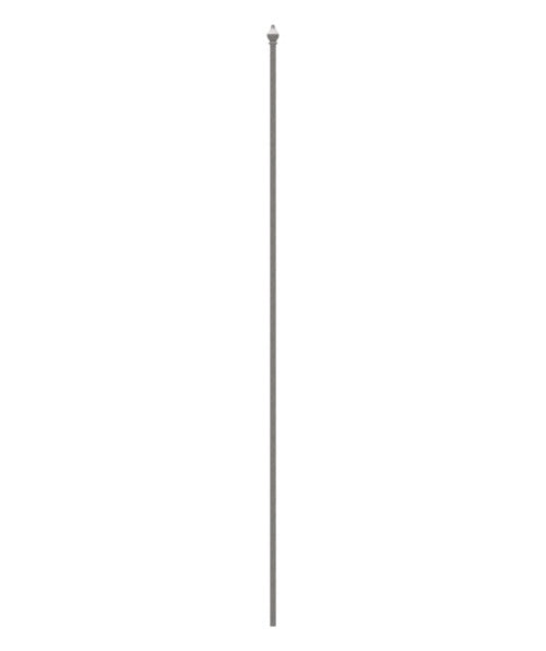 Zaunstab 12x12mm, Zierspitze