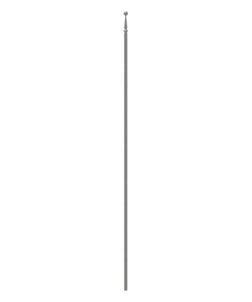 Zaunstab Ø 12mm, H: 1000mm, konisch, Kugel Ø 14mm