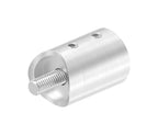 Querstabhalter mit Anschluss für Rohr Ø 33,7 mm, Sackloch Ø 10,2 mm