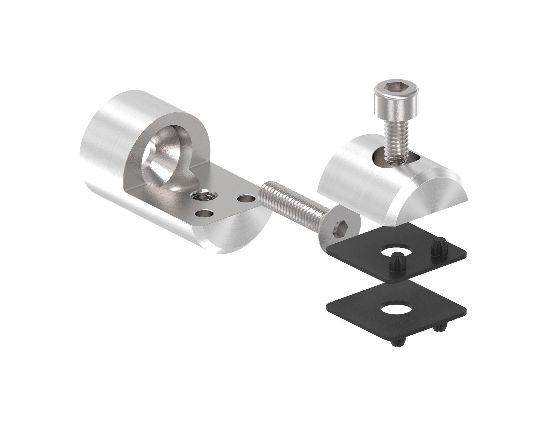 Blechhalter Ø 25 mm, V2A / V4A