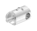Querstabhalter mit Anschluss für Rohr Ø 33,7 mm, Durchgangsbohrung 10,2 mm