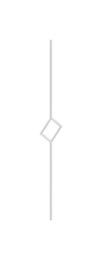 Zierstab, Länge 1000 mm, V2A