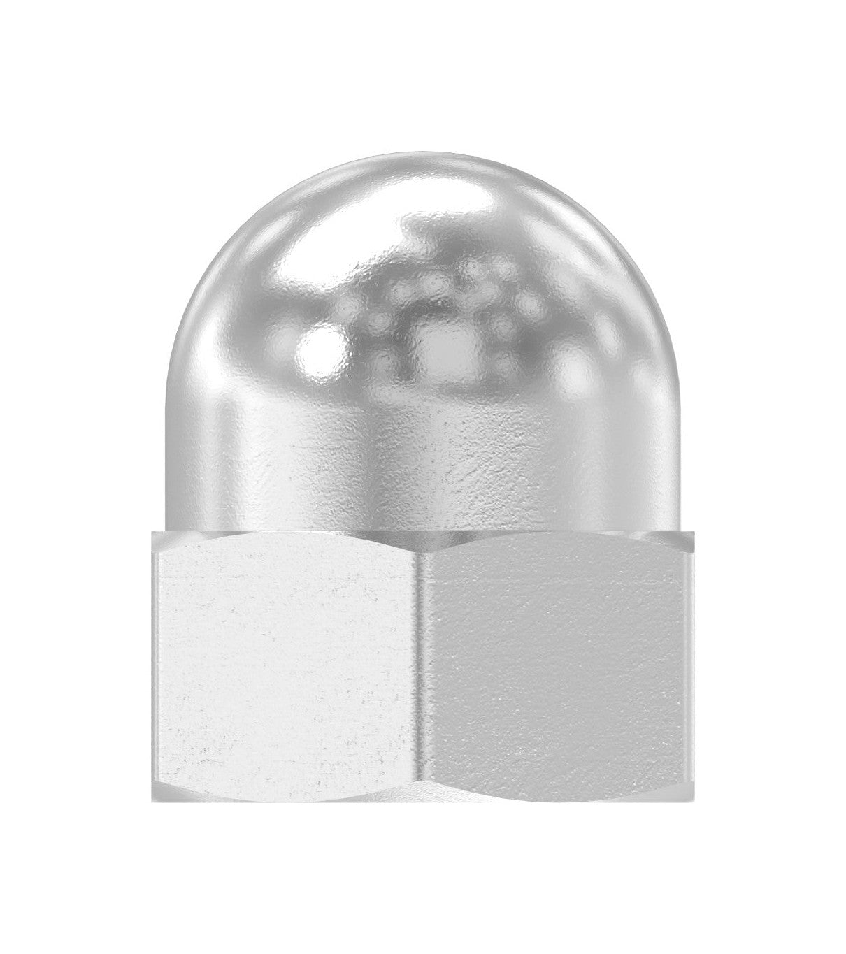 Edelstahl Sechskant-Hutmutter für Wandhalter SW10828, V2A
