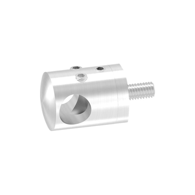 Querstabhalter mit flachem Anschluss, Durchgangsbohrung 12,2 mm