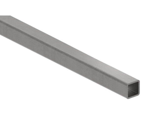 Quadratrohr S235JR, 20x20x2mm, blank, L: 6000mm
