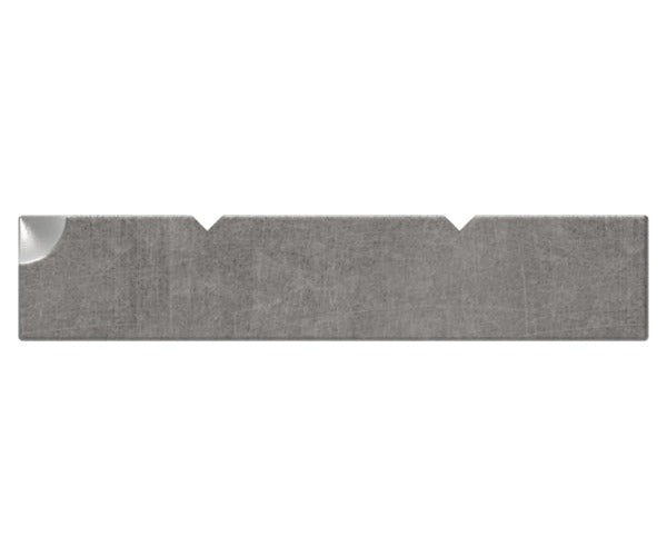 Flacheisen S235JR, 40x8mm, 2x gerillt, Kanten gehämmert