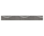 Flacheisen S235JR, 40x8mm, 2x gerillt, Kanten gehämmert