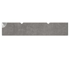 Flacheisen S235JR, 40x8mm, 2x gerillt, Kanten gehämmert