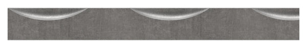 Flacheisen S235JR, 40x8mm, 2x gerillt, Kanten gehämmert
