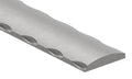 Flacheisen S235JR, 40x8mm, gewölbt, Kanten gehämmert, warmgewalzt, L: 3000mm