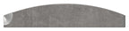Flacheisen S235JR, 40x8mm, gewölbt, Kanten gehämmert, warmgewalzt, L: 3000mm