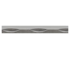 Flacheisen S235JR, 40x8mm, gewölbt, Kanten gehämmert, warmgewalzt, L: 3000mm